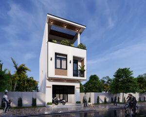 bản vẽ nhà 2 tầng