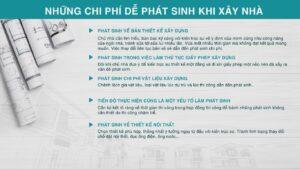 chi phí phát sinh xây nhà