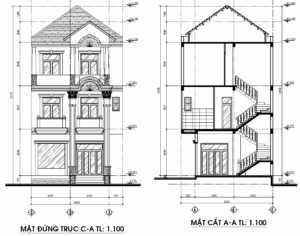 đọc bản vẽ xây nhà