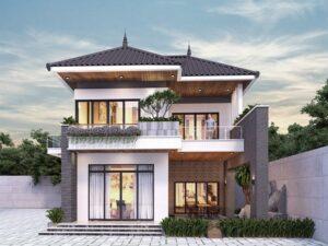 mẫu nhà 2 tầng đẹp