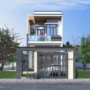 mẫu nhà 2 tầng đẹp