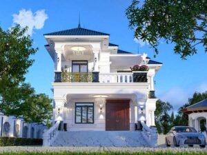 nhà 2 tầng mái thái