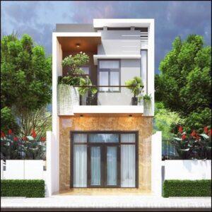nhà ống 2 tầng
