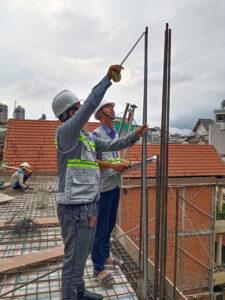quy trình xây nhà phần thô
