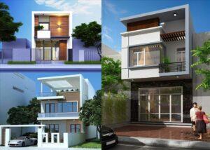 thiết kế nhà 2 tầng