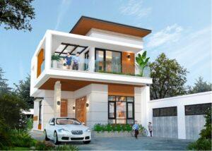 thiết kế nhà 2 tầng