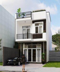 thiết kế nhà 2 tầng