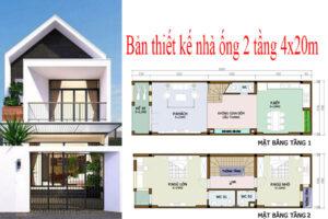 thiết kế nhà 2 tầng