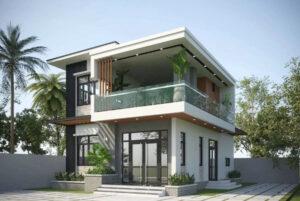 xây nhà 2 tầng tiết kiệm