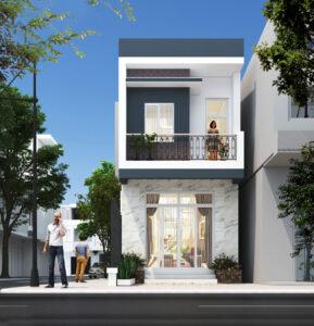 xây nhà 2 tầng trọn gói