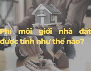 chi phí môi giới bất động sản