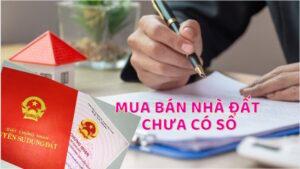 chuyển nhượng đất chưa có sổ đỏ