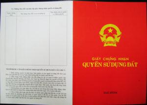 giấy chứng nhận quyền sử dụng đất