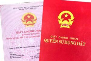 giấy chứng nhận quyền sử dụng đất