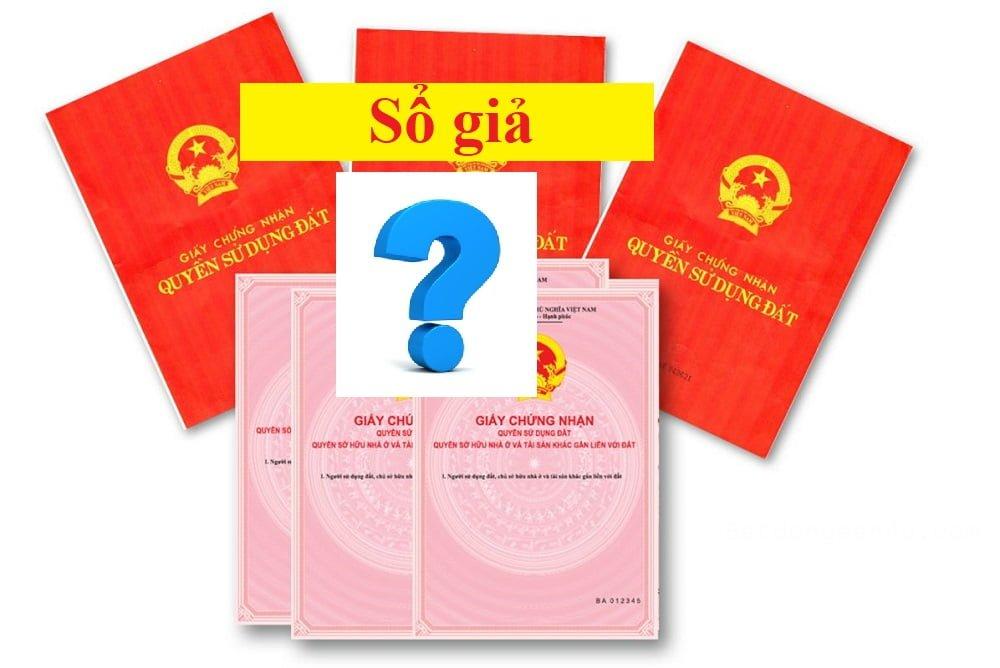 giấy tờ nhà đất giả