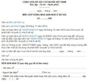 hợp đồng mua bán nhà đất giả