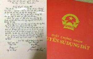 mẫu hợp đồng mua bán nhà đất viết tay