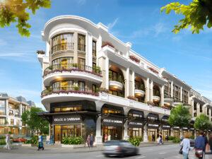 nhà phố thương mại tại đô thị mới